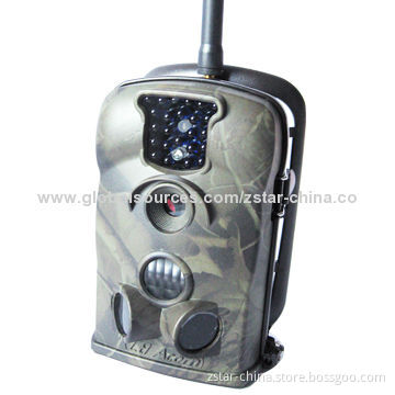 12MP MMS Digital Hunting Camera with Extended Antenna, 940nm Blue LED, 0.8 Trigger Time